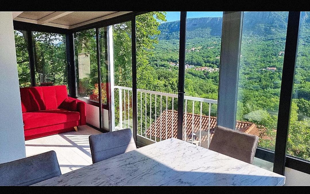 Amazing Sea-Mountain Valley View House With 3 Terraces And Huge Chill Gardens, 5Min From The Sea! Брибир Екстериор снимка