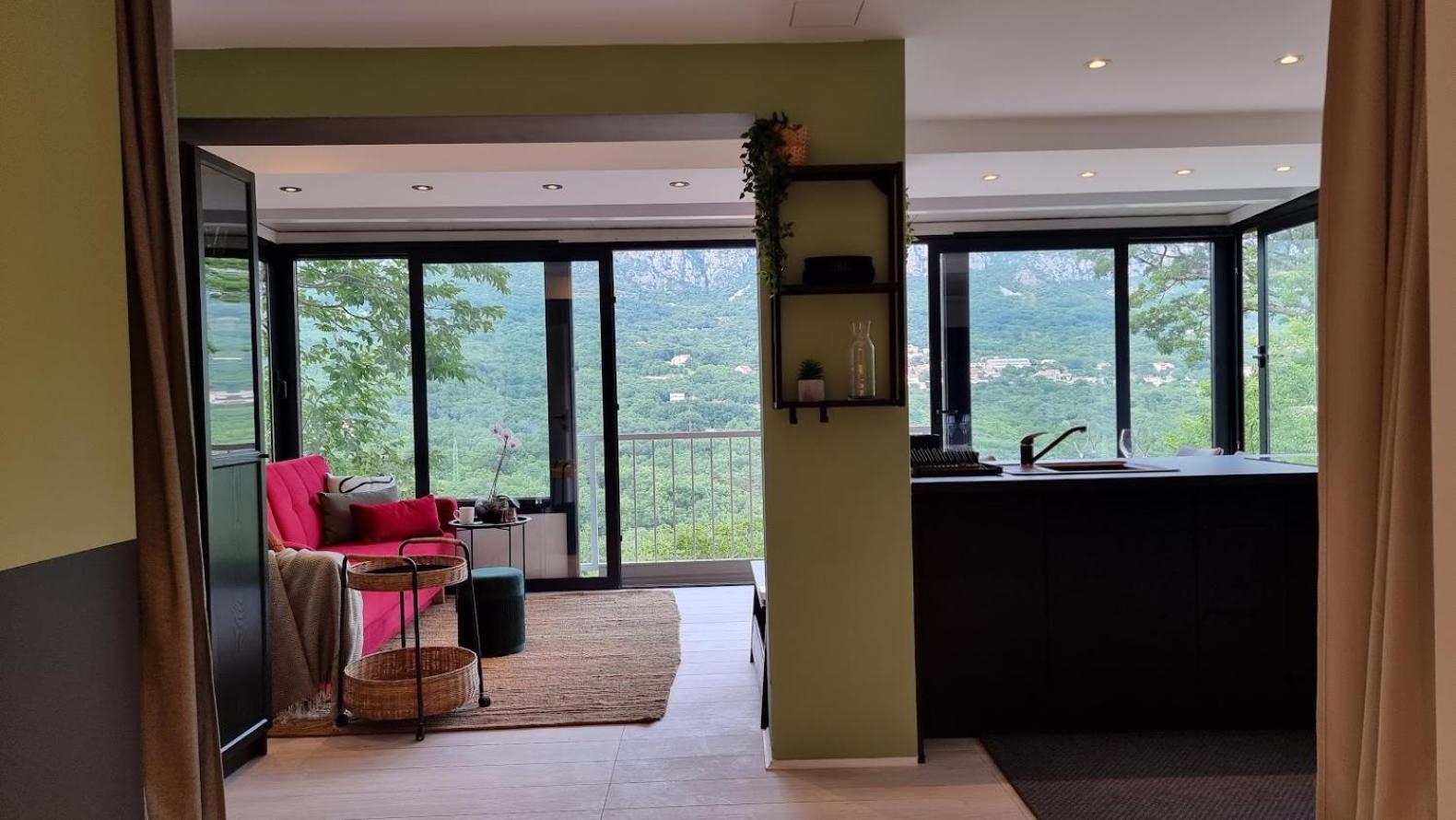 Amazing Sea-Mountain Valley View House With 3 Terraces And Huge Chill Gardens, 5Min From The Sea! Брибир Екстериор снимка